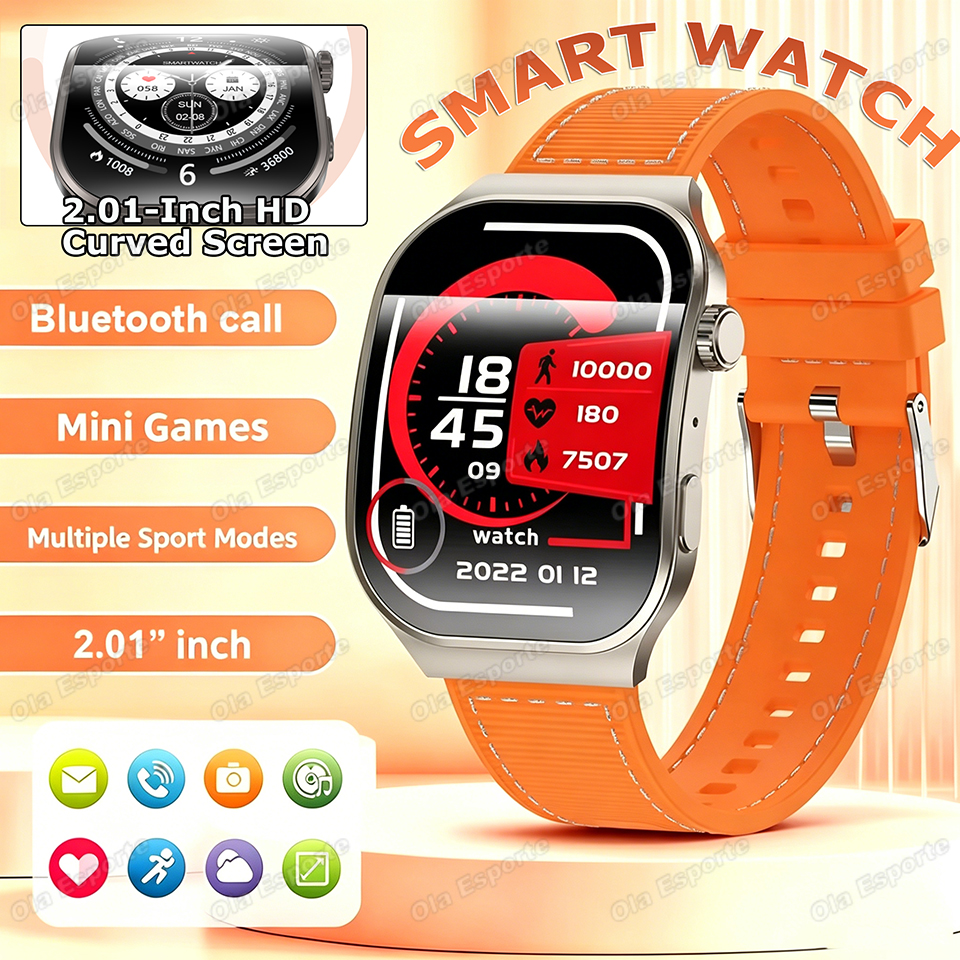Outdoor Lighting Track - New Curved Screen Smart Watch 2026