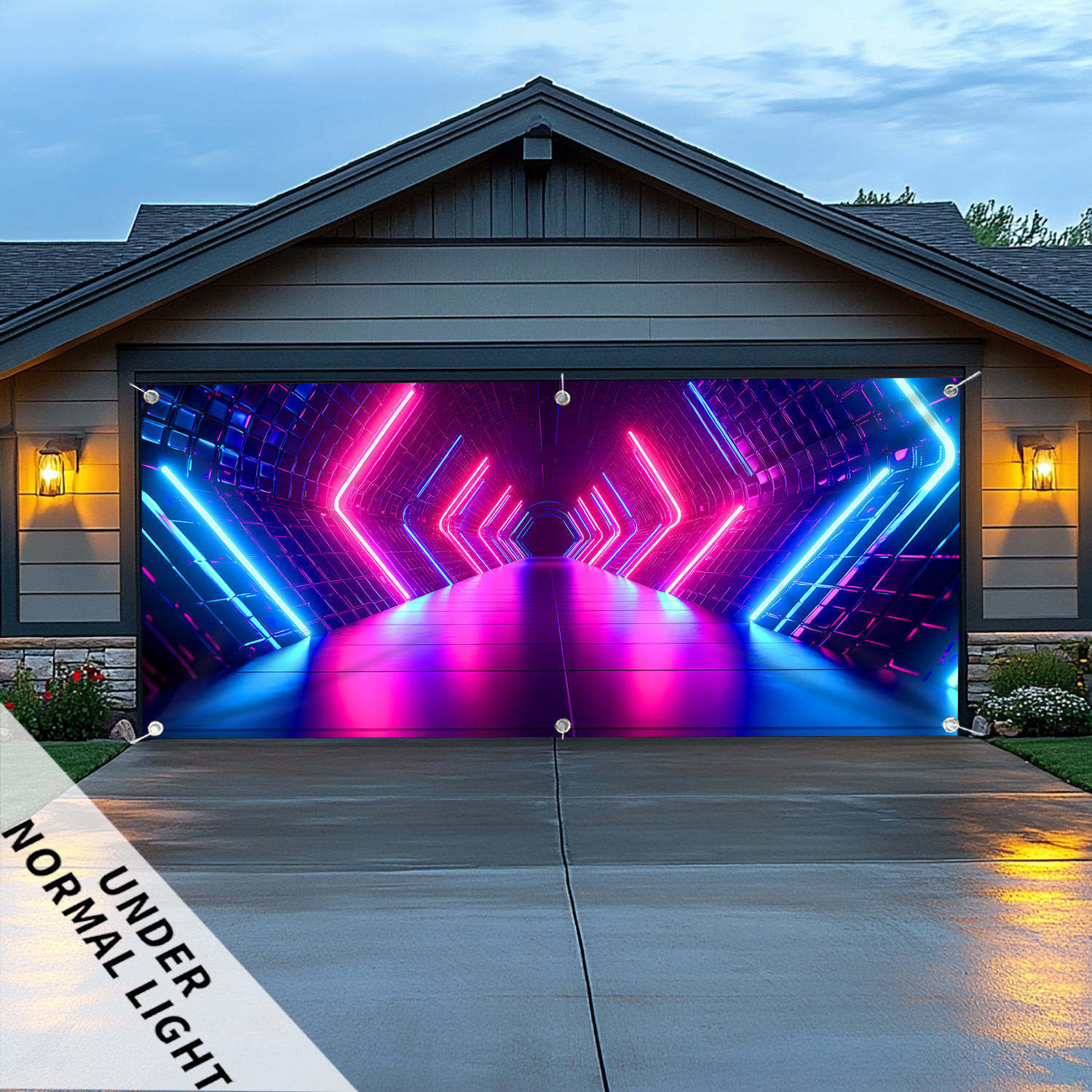 Outdoor Lighting Garage - 1 PC Creative Future Time Tunnel