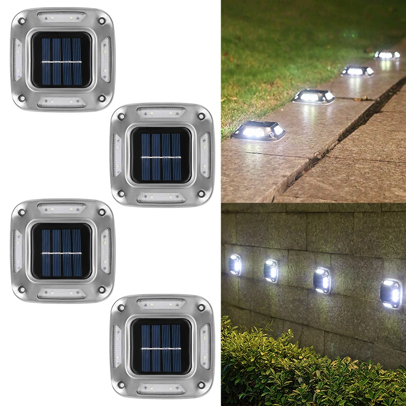 Outdoor Lighting Linear - 8LED Solar Driveway Light Outdoor Garden