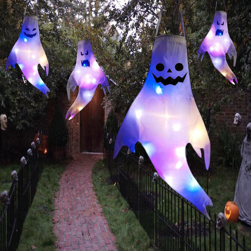 Outdoor Lighting Pendant - Halloween Outdoor Ghost pendant LED Lights