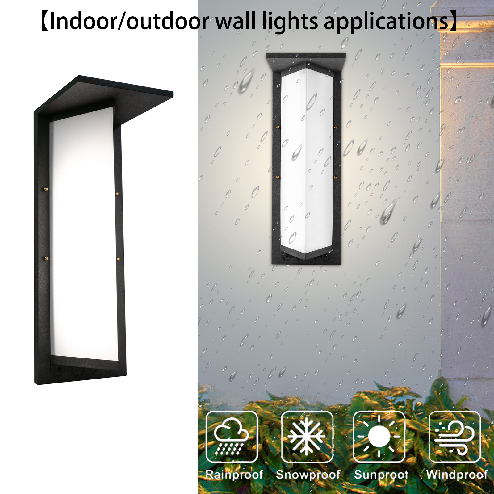 Outdoor Lighting Linear - IP55 Waterproof LED Outdoor Wall Lamp