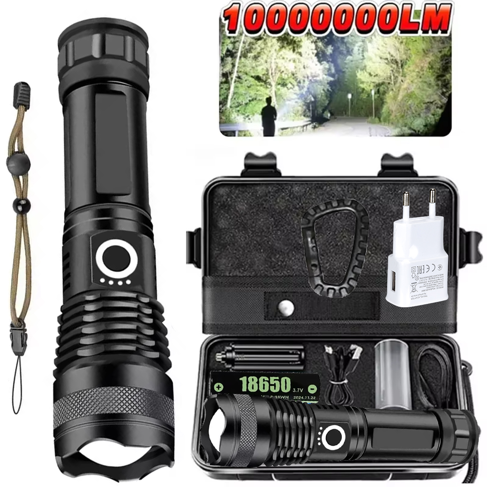 Outdoor Lighting Rechargeable - High Power LED Flashlight Rechargeable 5