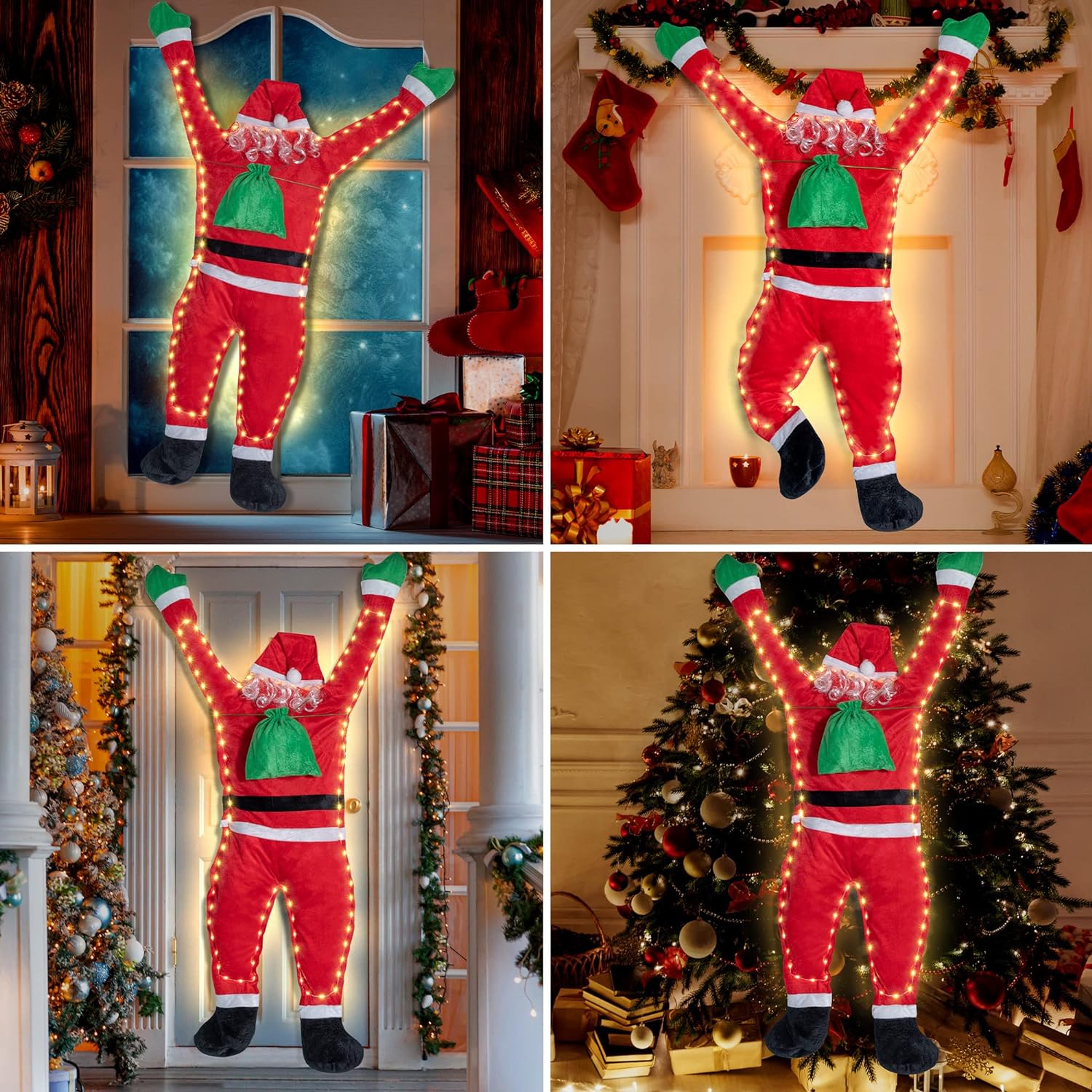 Light Up Santa Claus Santa Cla - Outdoor Lighting Pendant recension och pris
