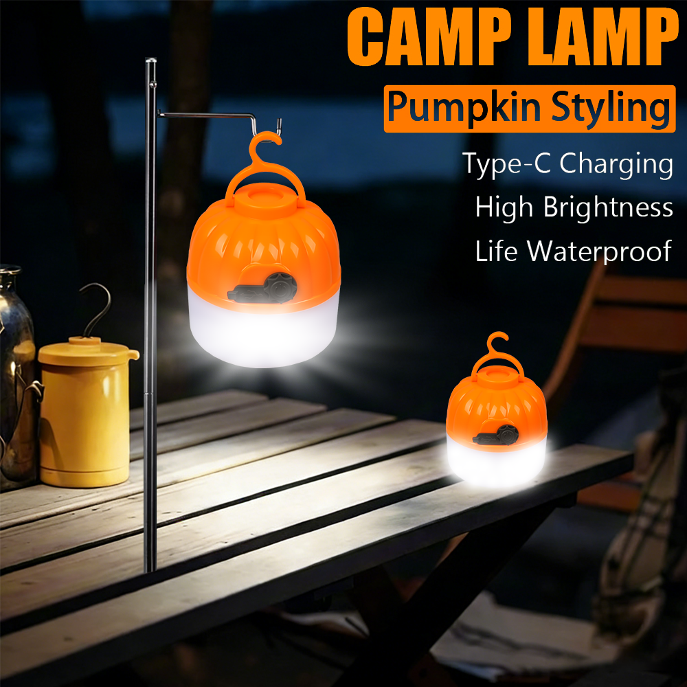 Portable Mini Camping Lamp 4 L - Outdoor Lighting Rechargeable recension och pris