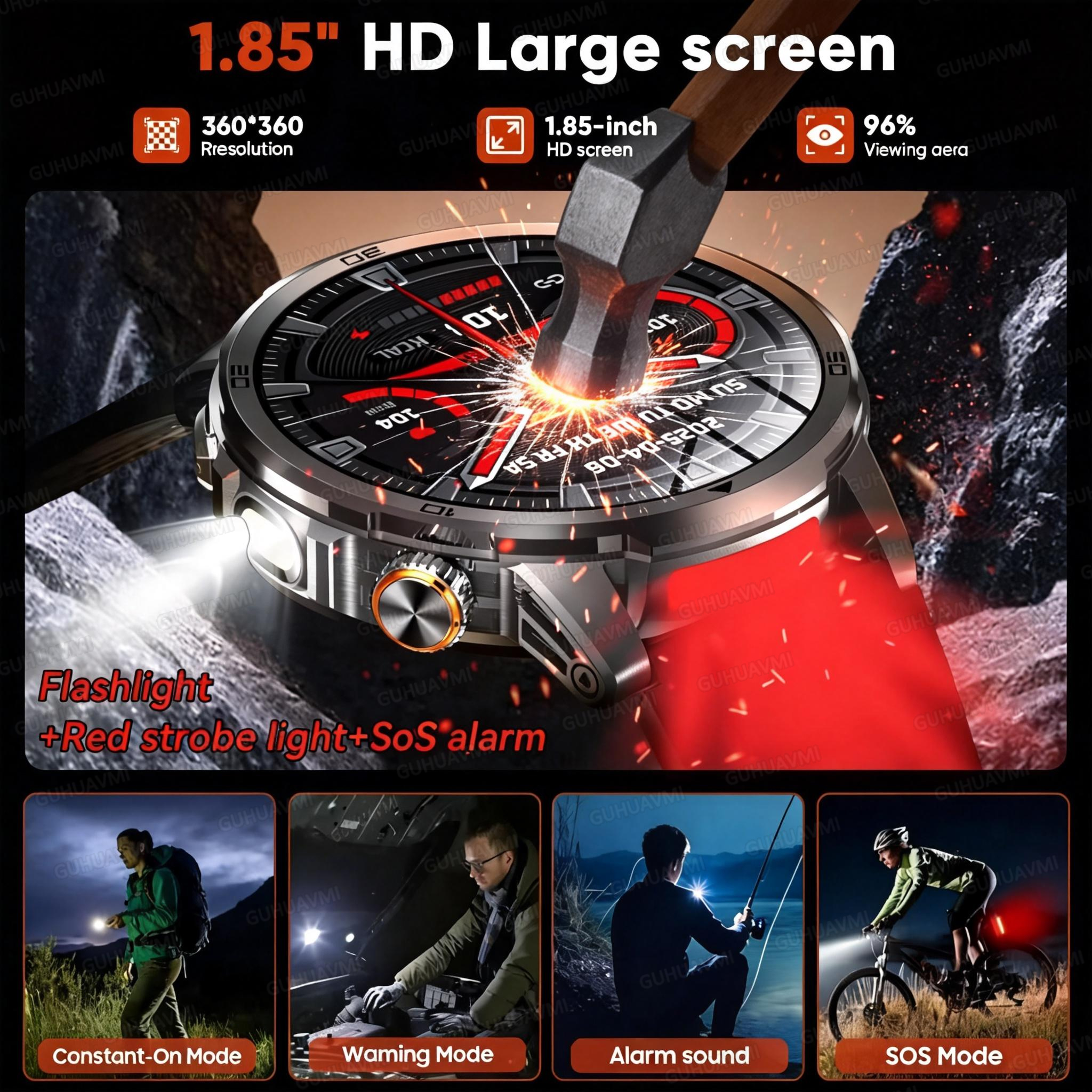 2026 New Military Men Smart Wa - Outdoor Lighting Track recension och pris