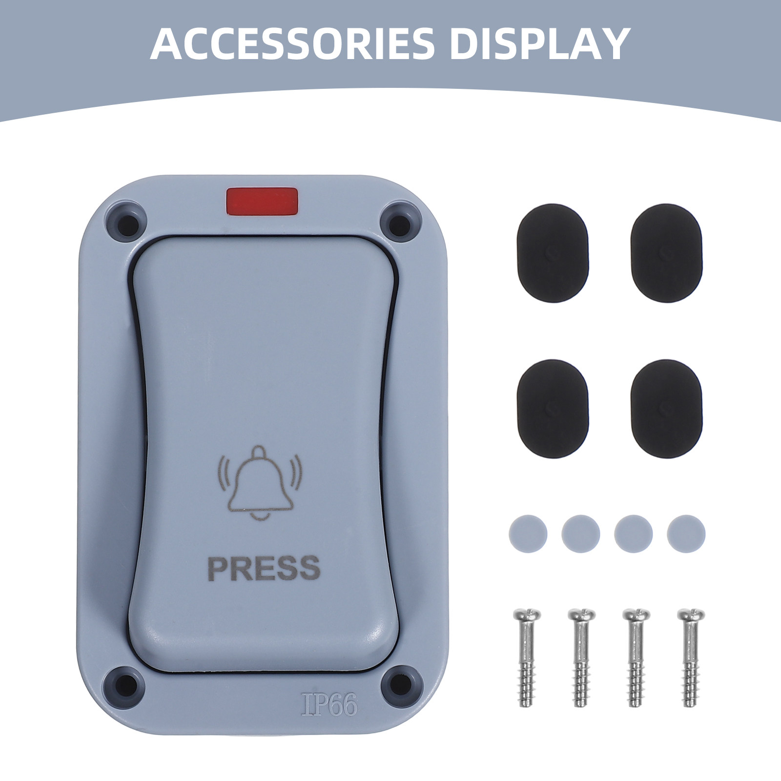 Plastic Doorbell Push Button W - Outdoor Lighting Garage recension och pris
