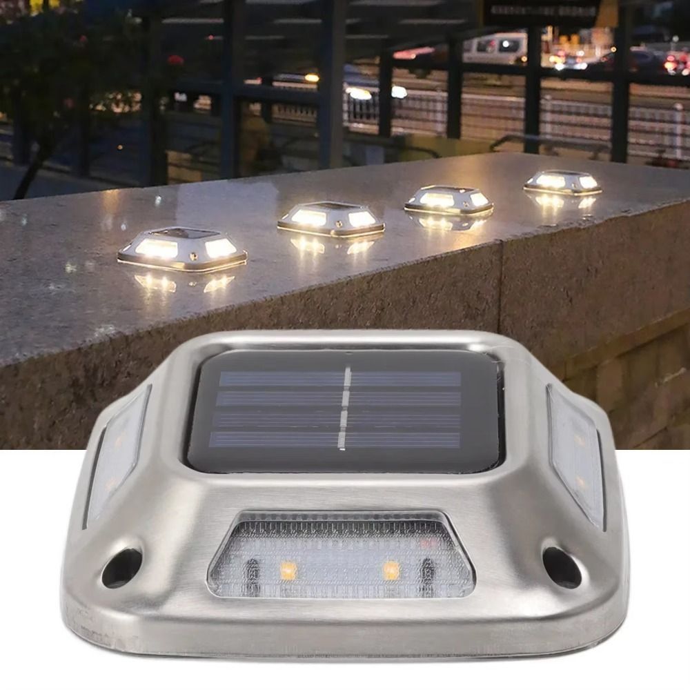 4 PCS 8 LED Solar Ground Light - Ground Light Recessed recension och pris