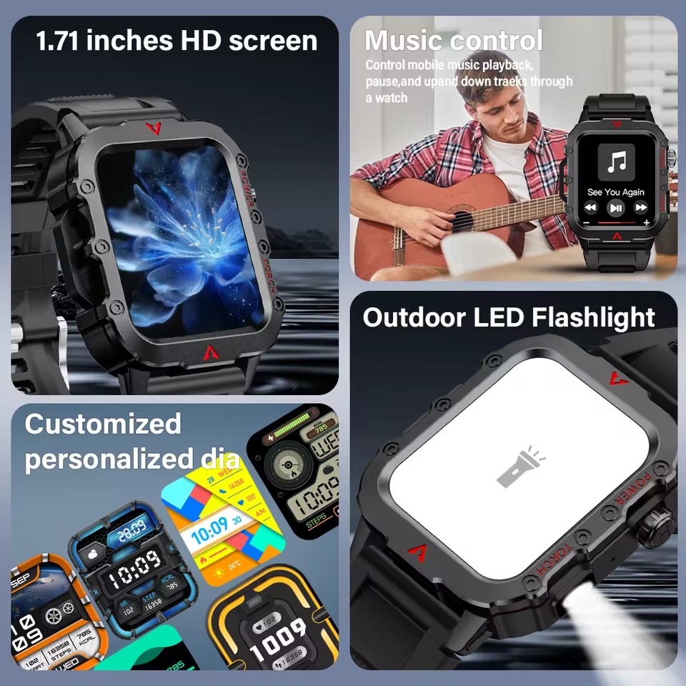 New Outdoor Sports Smart Watch - Outdoor Lighting Ip Rating recension och pris