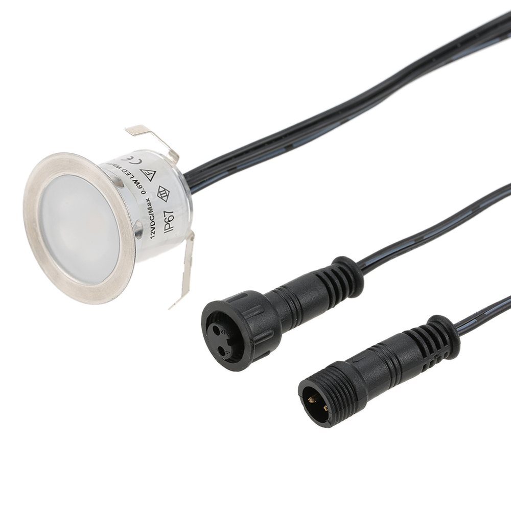 16PCS 0.6W High Bright Recesse - Ground Light Recessed recension och pris