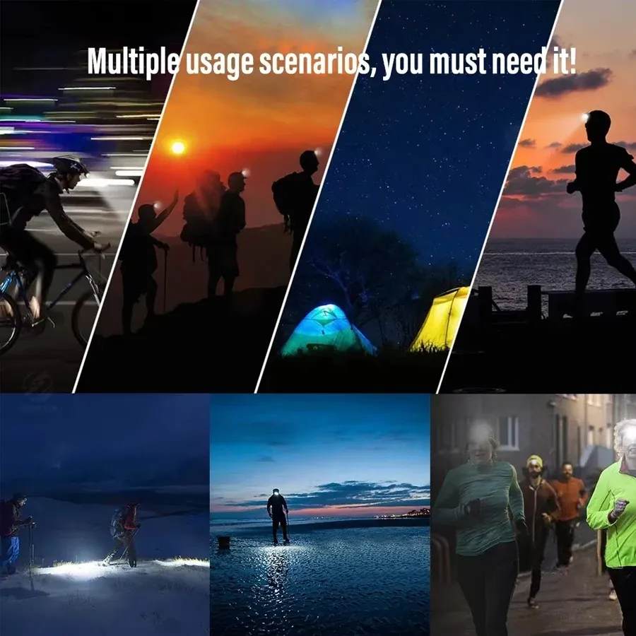 Strong Light Headlamp Portable - Motion Sensor Outdoor recension och pris