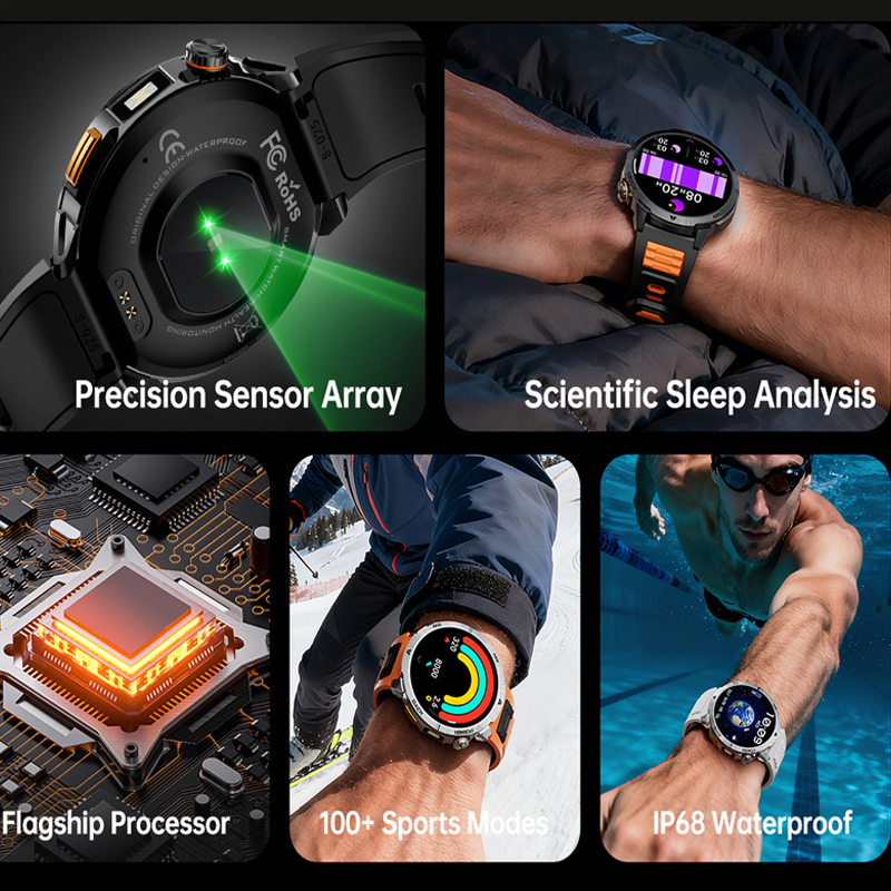 2026 New 1000 mAh SmartWatch 1 - Outdoor Lighting Track recension och pris