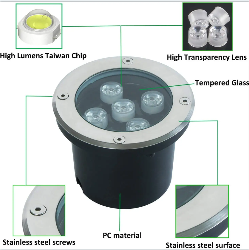 Waterproof Led Light Garden Un - Ground Light Recessed recension och pris