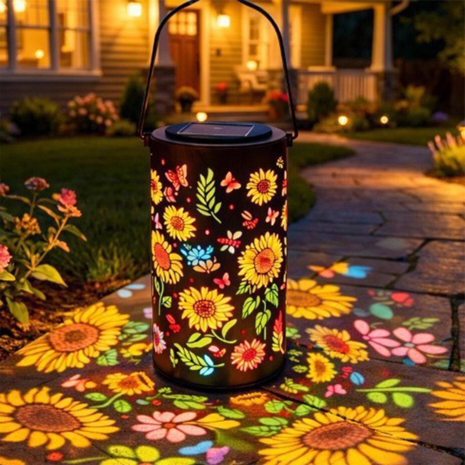 Sunflower Solar Lantern Weathe - Outdoor Lighting For Patio recension och pris