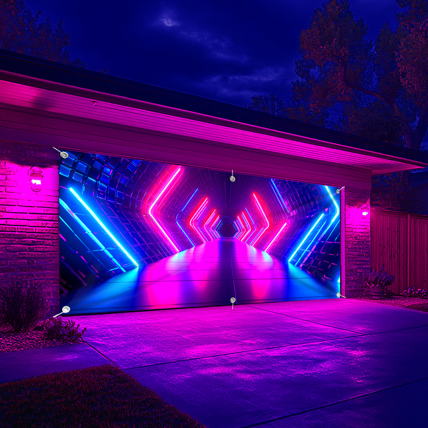 1 PC Creative Future Time Tunn - Outdoor Lighting Garage recension och pris