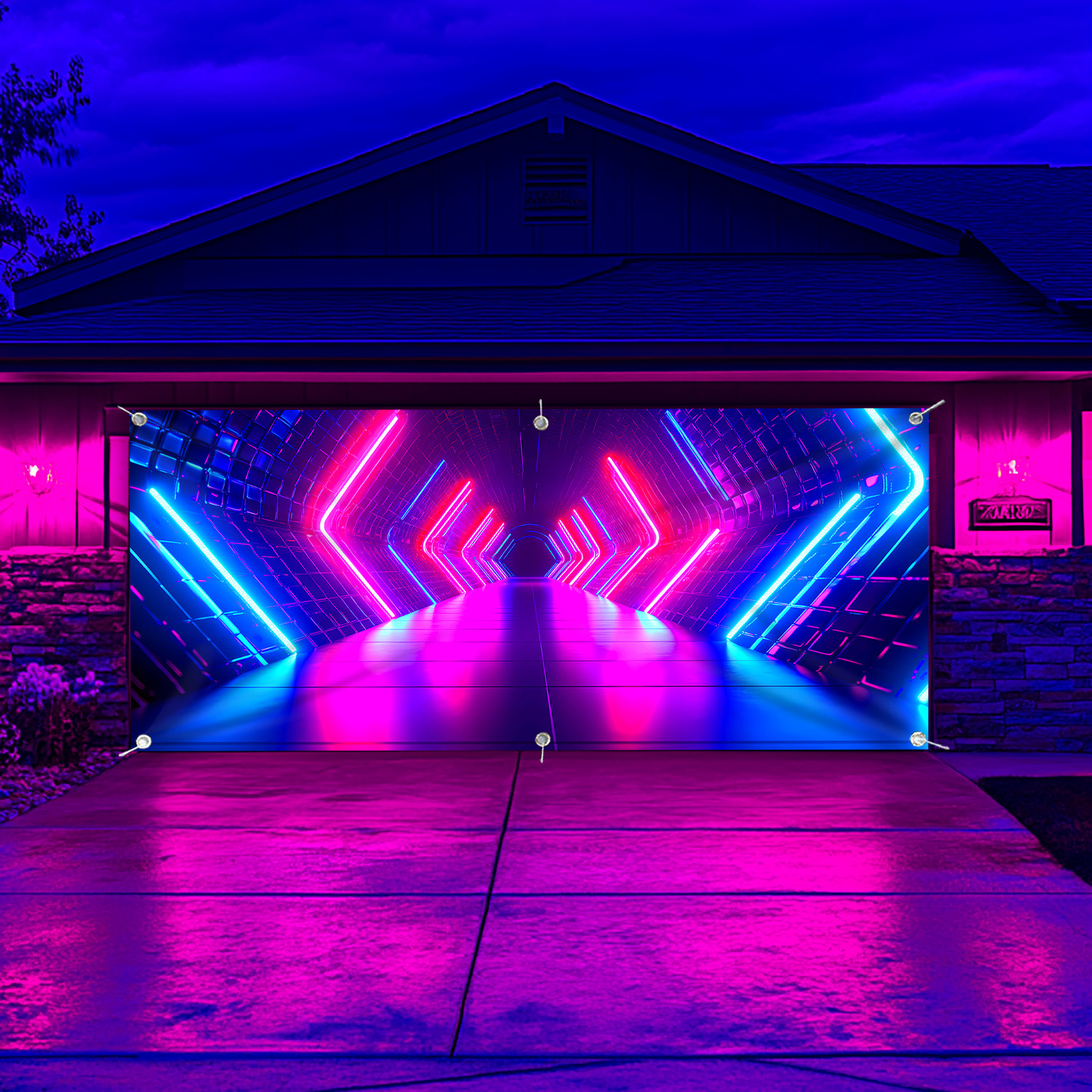 1 PC Creative Future Time Tunn - Outdoor Lighting Garage recension och pris