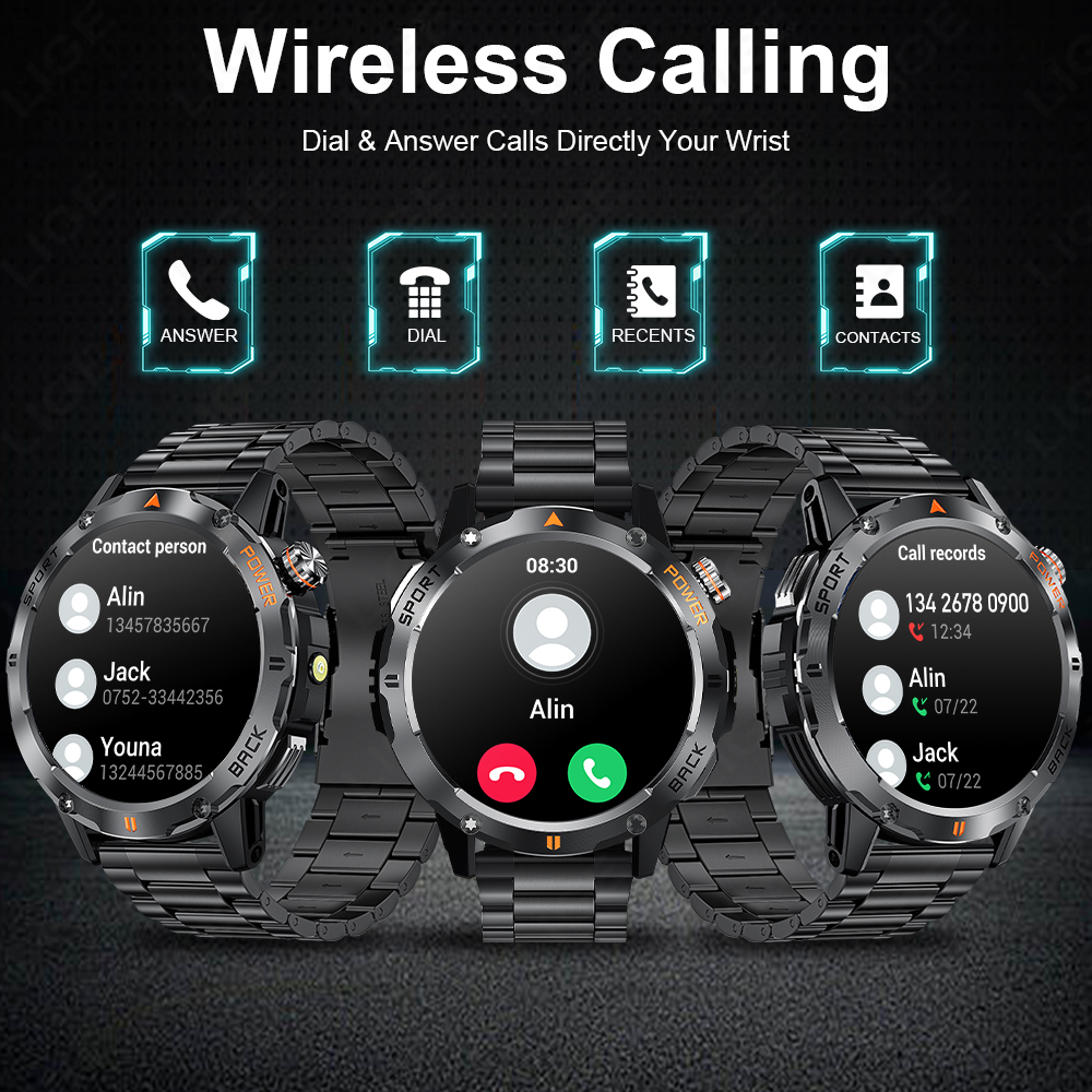 LIGE Smart Watch Men's Watch S - Outdoor Lighting Ip Rating recension och pris