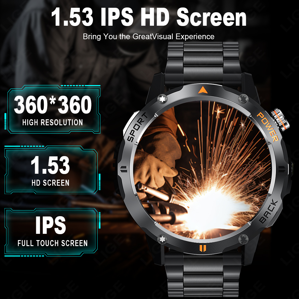 LIGE Smart Watch Men's Watch S - Outdoor Lighting Ip Rating recension och pris