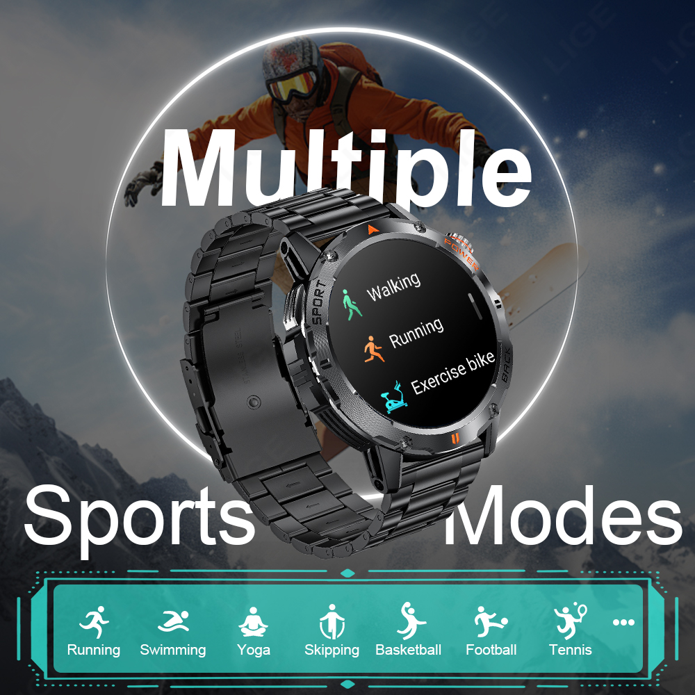 LIGE Smart Watch Men's Watch S - Outdoor Lighting Ip Rating recension och pris
