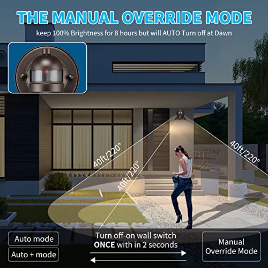 2 Pack Motion Sensor Outdoor L - Motion Sensor Outdoor recension och pris