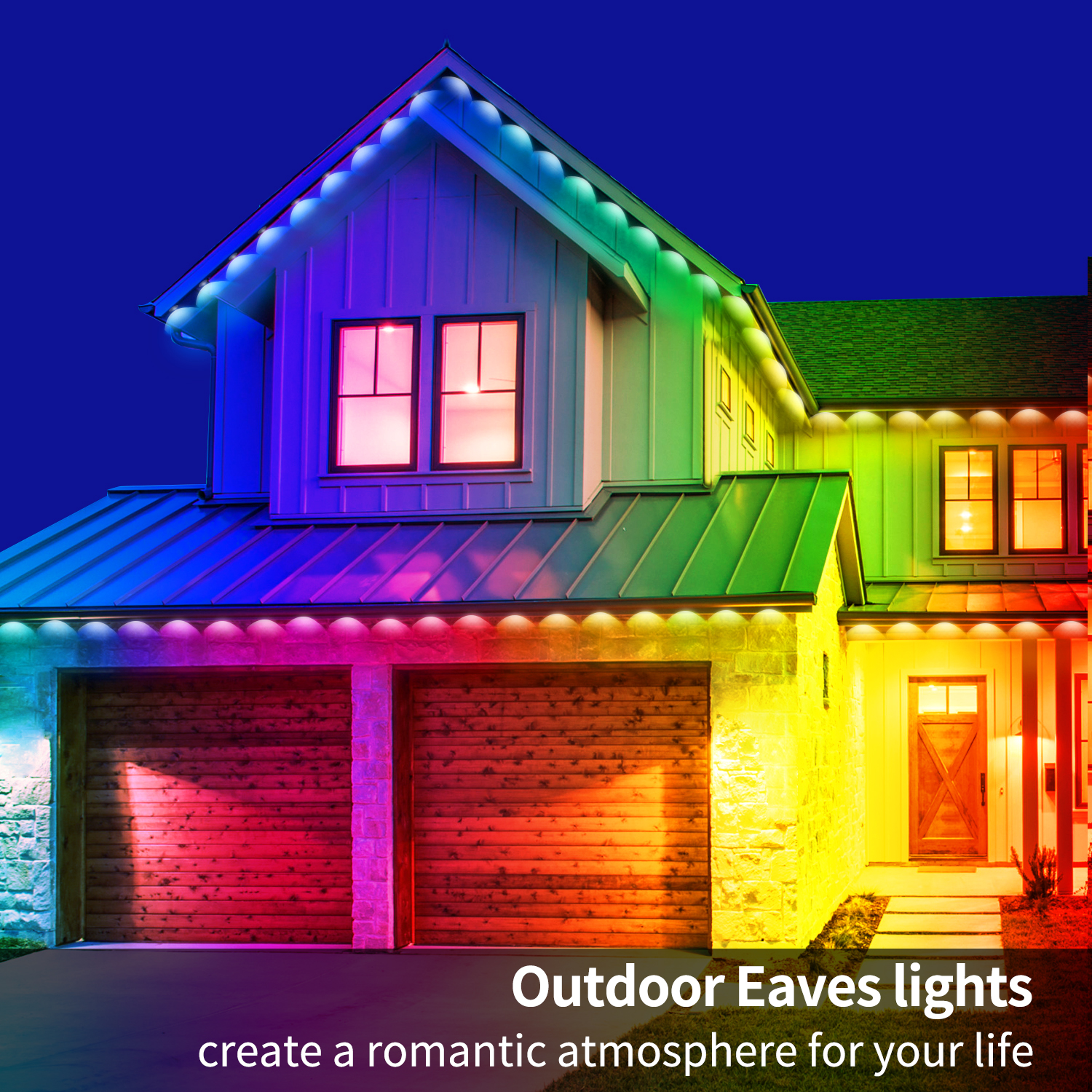 300ft Permanent Outdoor Light, - Outdoor Lighting Under Eaves recension och pris