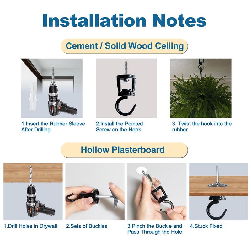 Ceiling Plant Hanger Hooks Rot - Outdoor Lighting Garage recension och pris