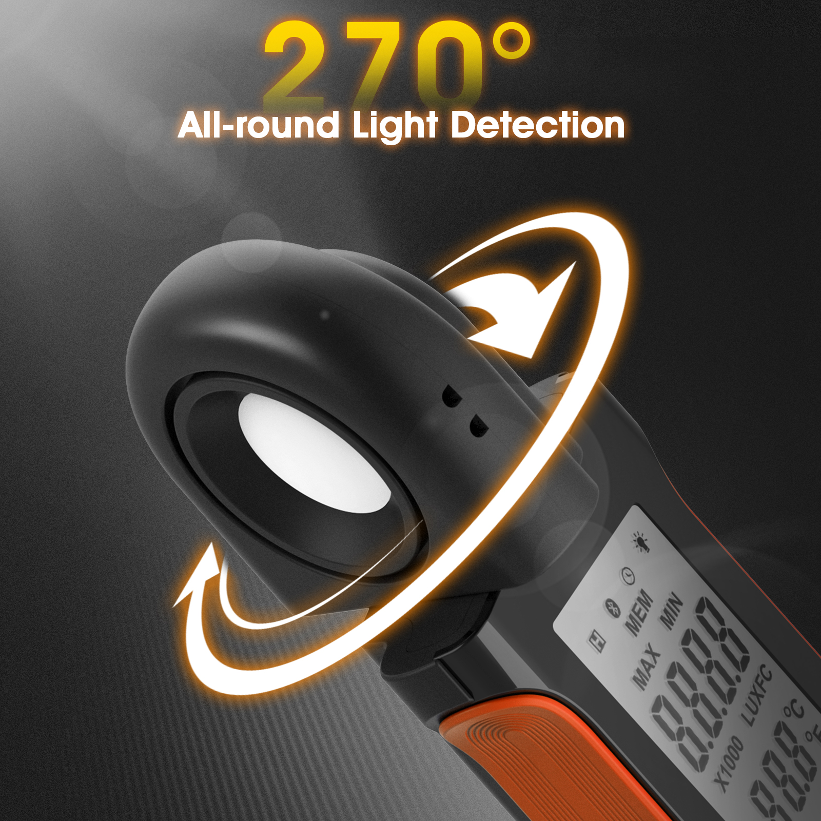 Digital Lux Meter 1-400,000 Lu - Outdoor Lighting Electrician recension och pris