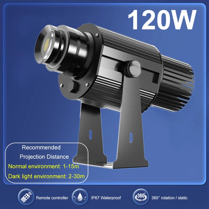 120W Logo GOBO Projector for B - Outdoor Lighting Logo recension och pris