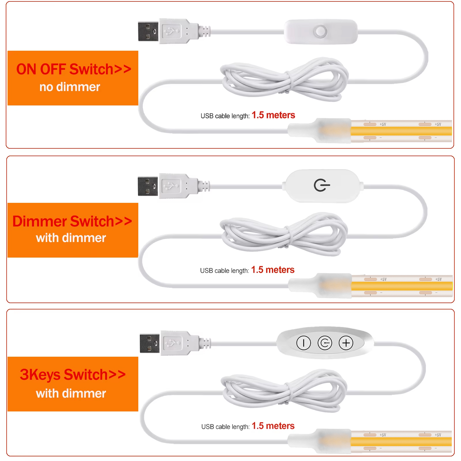 IP68 Waterproof COB LED Strip  - Outdoor Lighting Linear recension och pris
