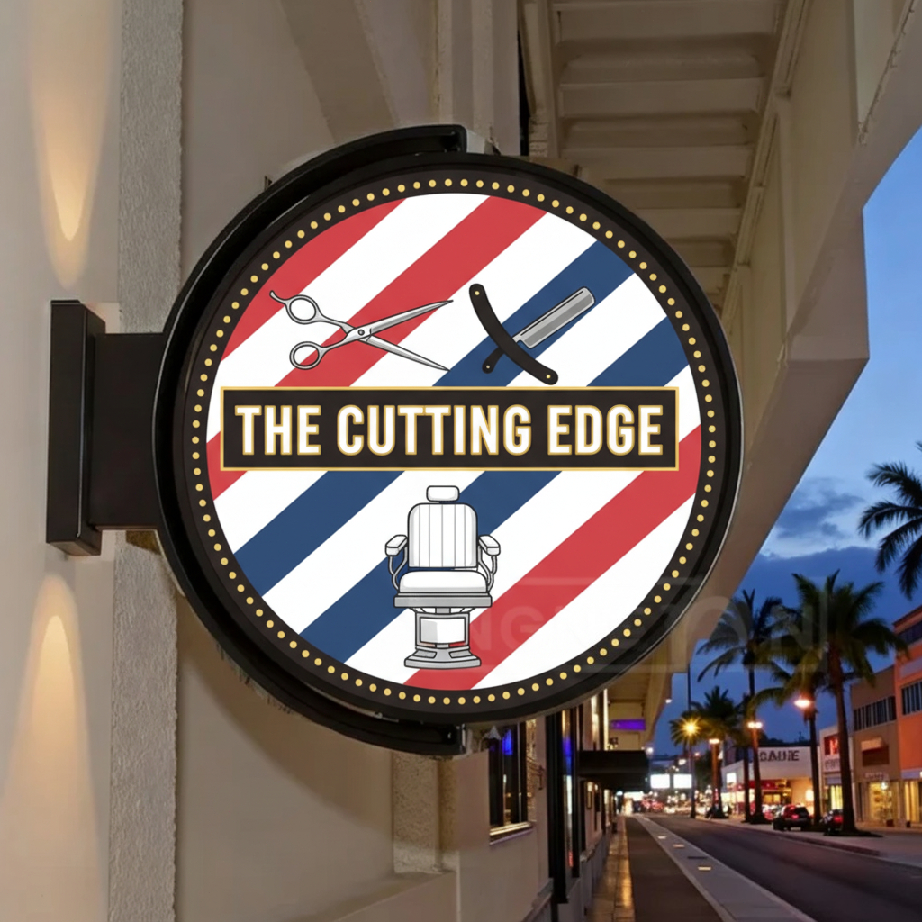 Custom Logo Rotating Light Box - Outdoor Lighting Logo recension och pris
