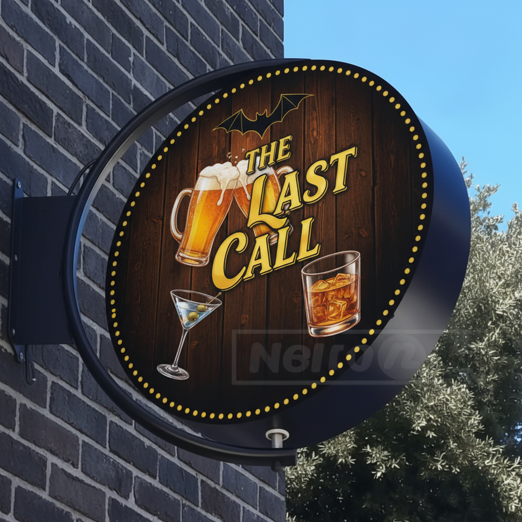 Custom Logo Rotating Light Box - Outdoor Lighting Logo recension och pris