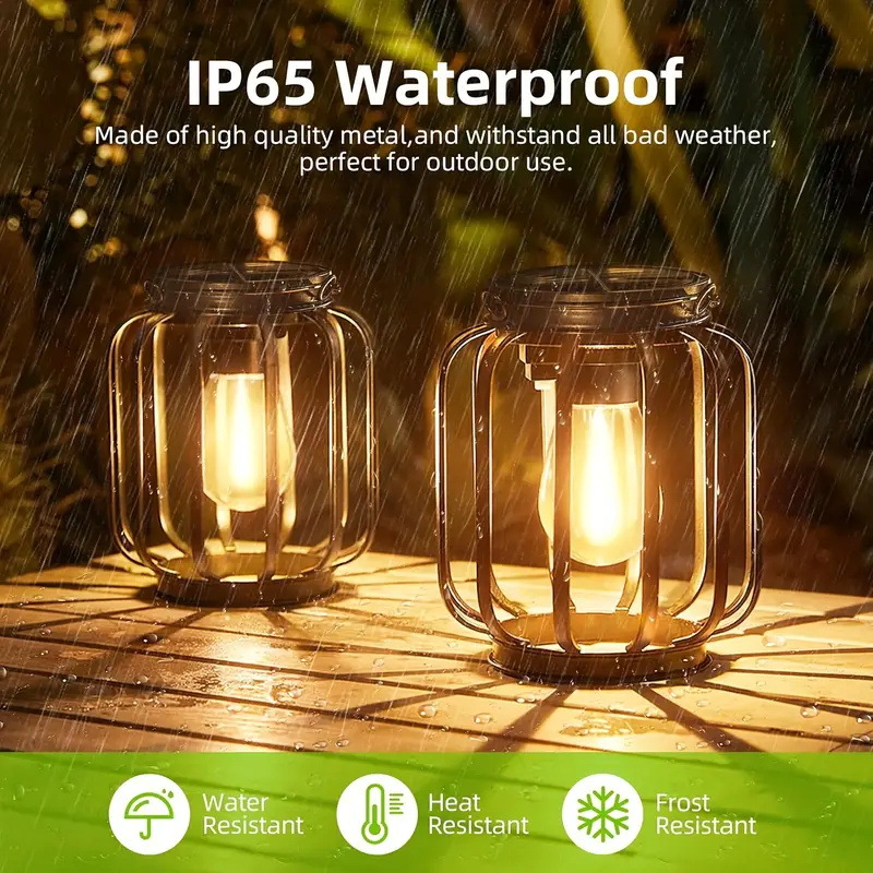Solar Wrought Iron Lights Vint - Outdoor Lighting Pendant recension och pris