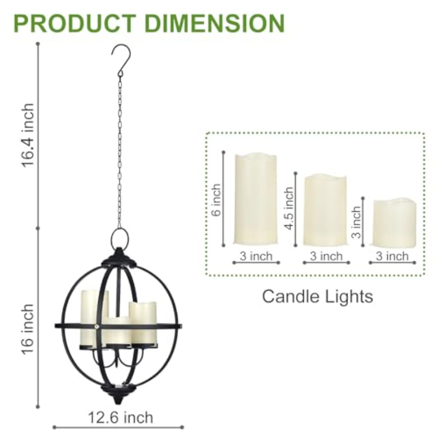 Battery Operated Outdoor Cle C - Outdoor Lighting Pendant recension och pris
