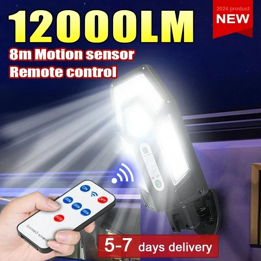 12000LM Powerful Solar Wall La - Outdoor Lighting Linear recension och pris