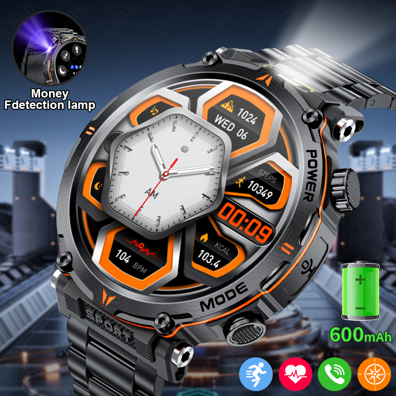 LIGE 2025 Military Smartwatch  - Outdoor Lighting Ip Rating recension och pris