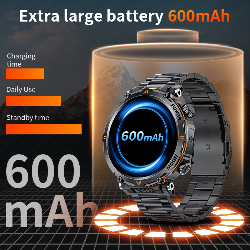 LIGE 2025 Military Smartwatch  - Outdoor Lighting Ip Rating recension och pris