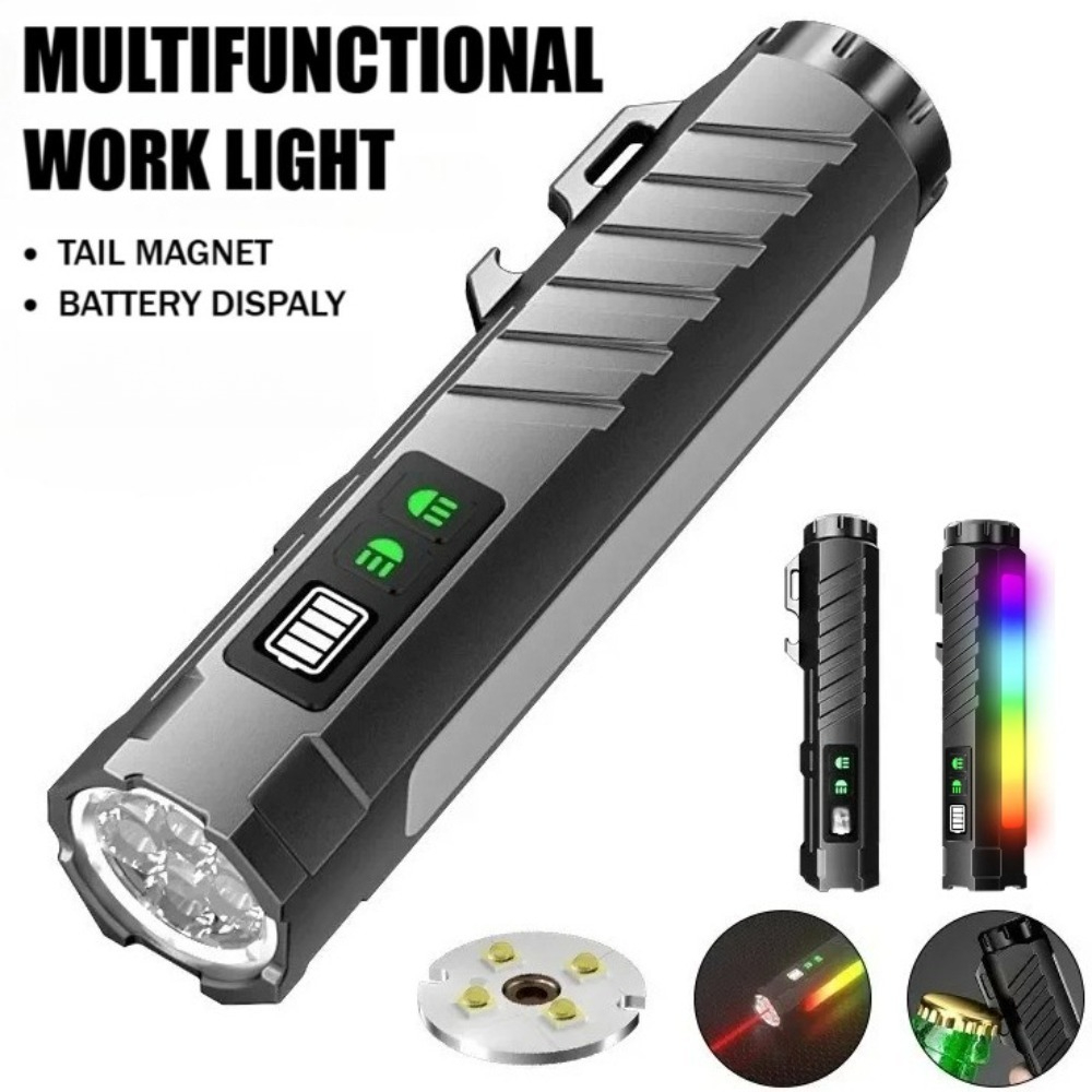 Multifunctional Strong Light L - Outdoor Lighting Rechargeable recension och pris