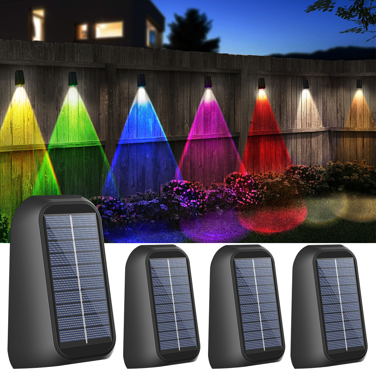 Solar Wall Lamp Solar Fence Li - Outdoor Lighting Linear recension och pris