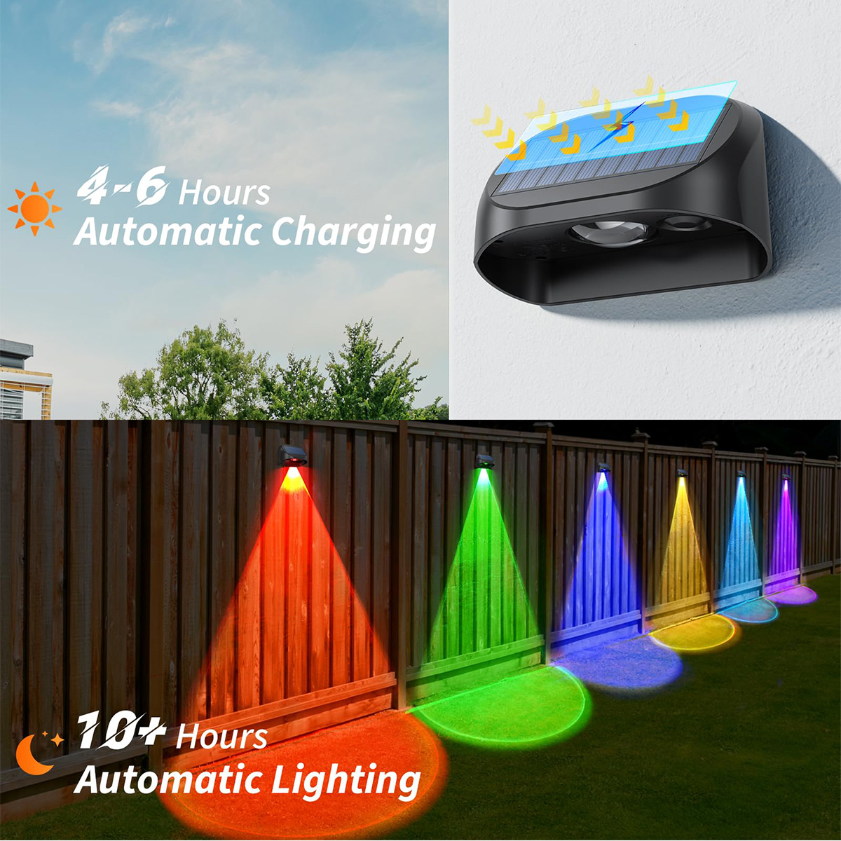 Solar Wall Lamp Solar Fence Li - Outdoor Lighting Linear recension och pris