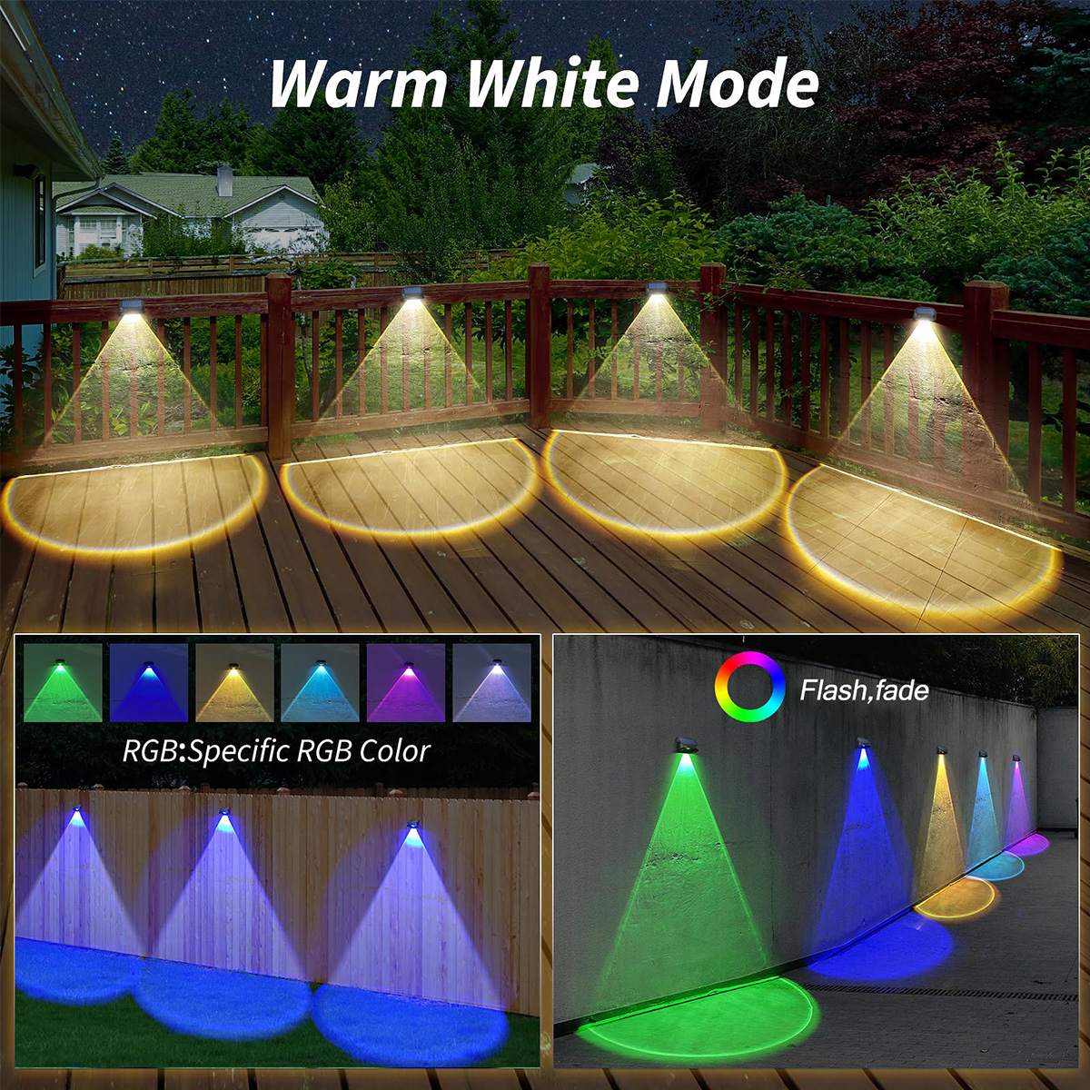 Solar Wall Lamp Solar Fence Li - Outdoor Lighting Linear recension och pris