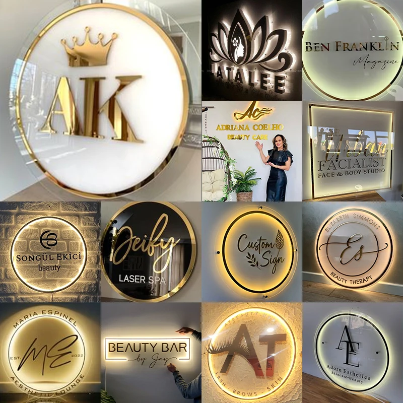 3D Backlit Sign for Business L - Outdoor Lighting Logo recension och pris