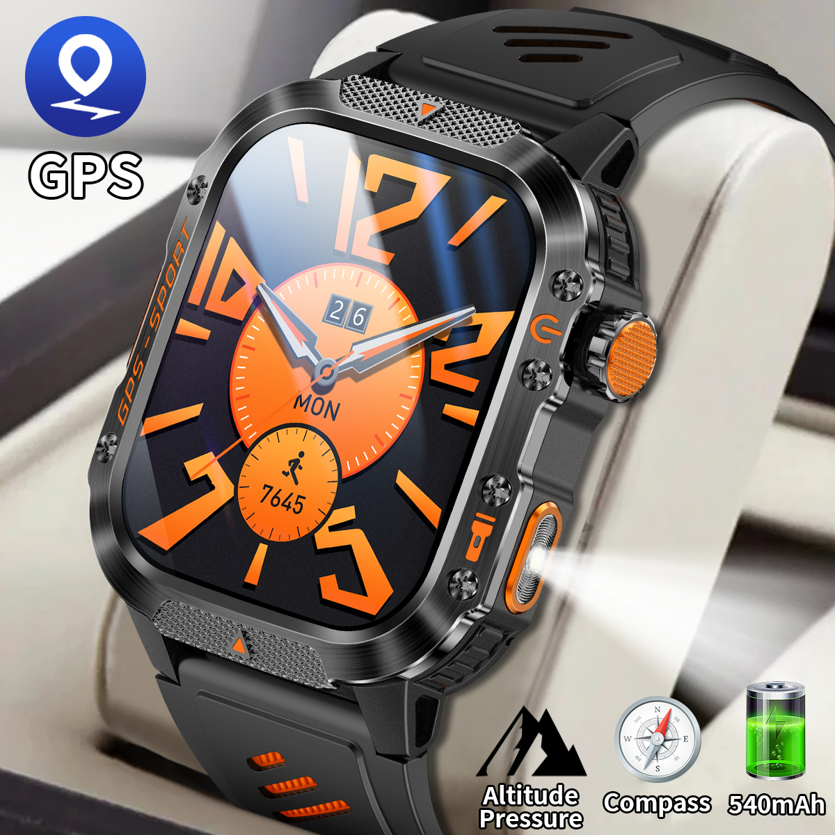 New GPS Smart Watch Bluetooth  - Outdoor Lighting Ip Rating recension och pris