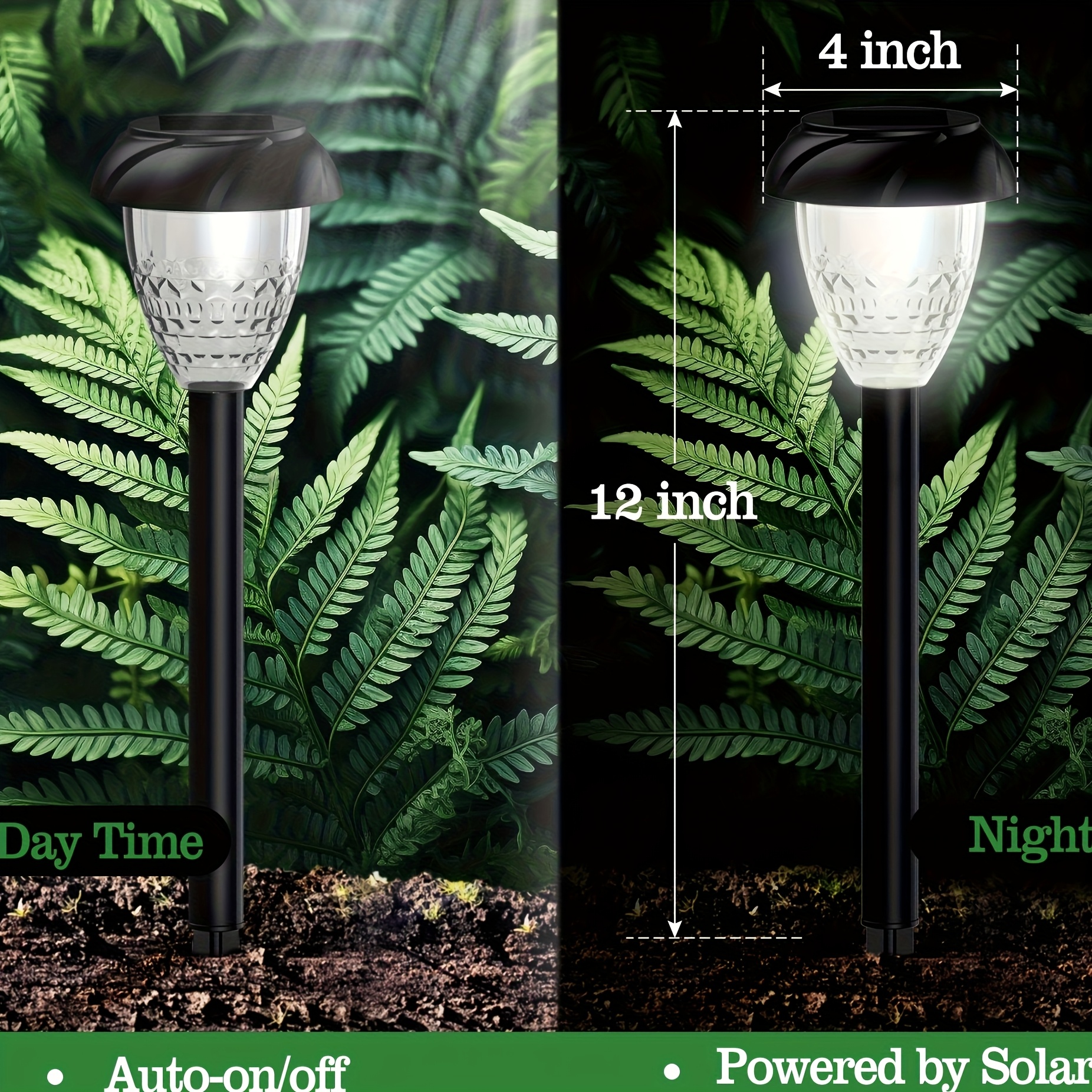 10pcs Solar Pathway Lights for - Ground Light Recessed recension och pris