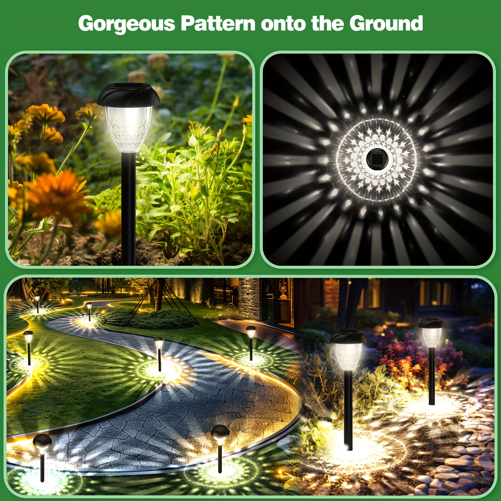 10pcs Solar Pathway Lights for - Ground Light Recessed recension och pris