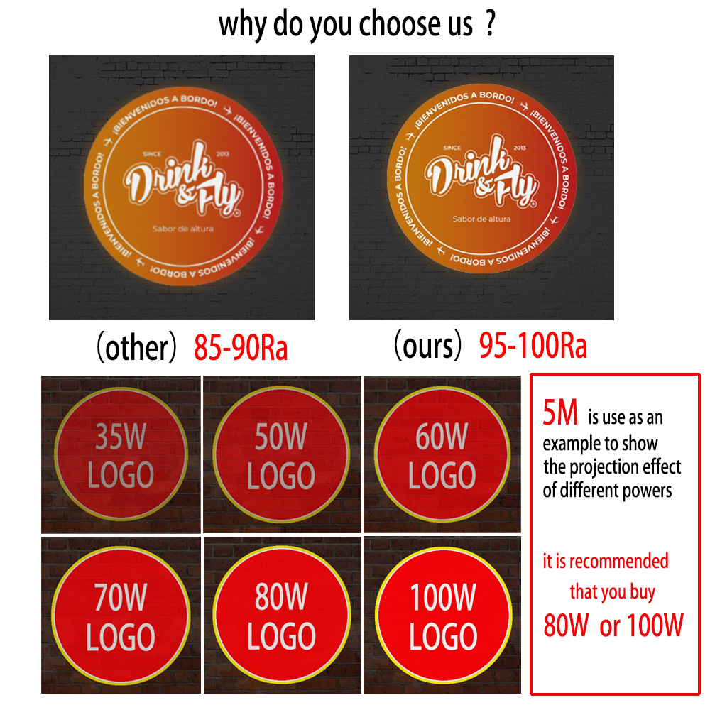 Custom Led HD Gobo Logo Projec - Outdoor Lighting Logo recension och pris