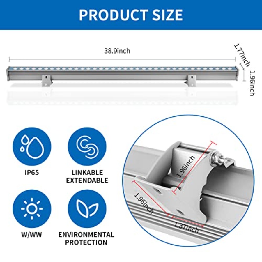 36W 38.9 Inch Linear Outdoor W - Outdoor Lighting Linear recension och pris
