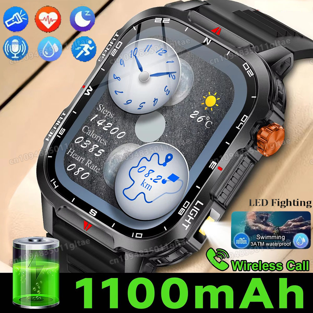 Military Outdoor Smart Watch M - Outdoor Lighting Track recension och pris