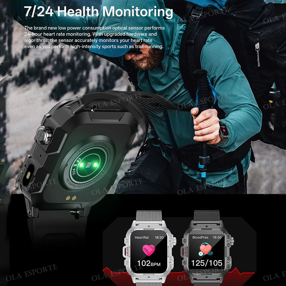 Military Outdoor Smart Watch M - Outdoor Lighting Track recension och pris