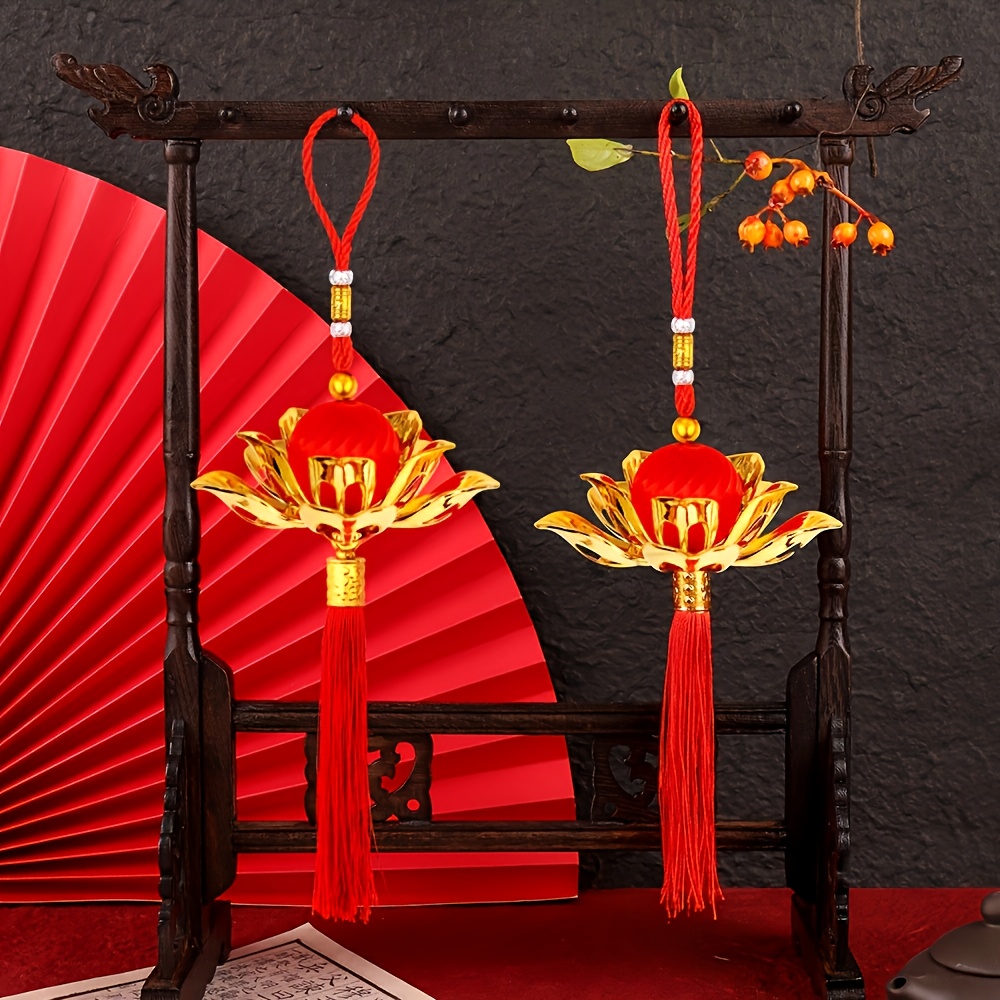 1pc Chinese Style Lotus Flower - Outdoor Lighting Pendant recension och pris