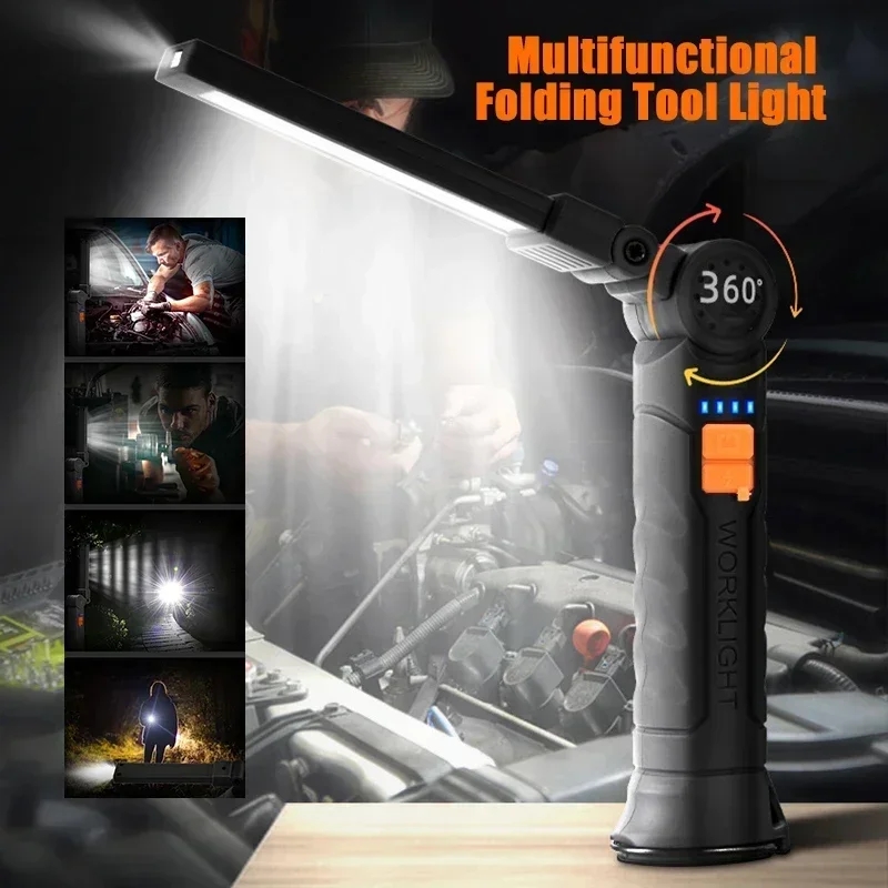 Portable LED COB Search Lights - Outdoor Lighting Rechargeable recension och pris