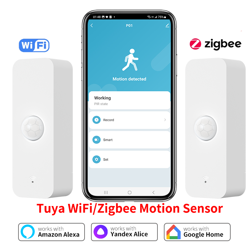 Tuya WiFi Zigbee PIR Motion Se - Motion Sensor Outdoor recension och pris
